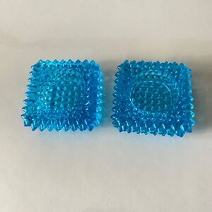 Vintage Fenton Art Glass Hobnail Tea-Light or Candleholders